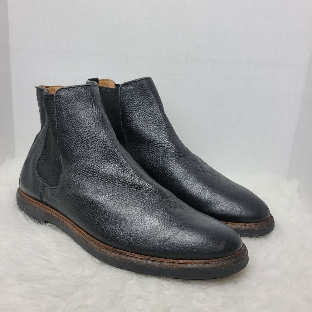 Coach Mens Chelsea Boots Size 9D Black Leather FG 2988 Shoes